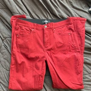 Maroon LulaRoe Skinny Jeans